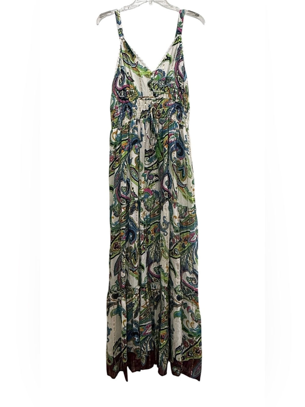 NWT. Me 2 Magic, Boho Paisley Maxi Dress. Size XL.